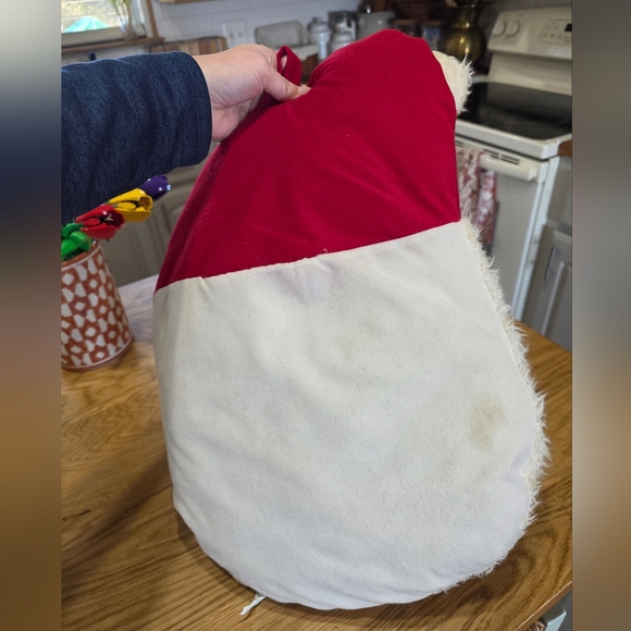 1990s Vintage Santa And Frosty Pillows